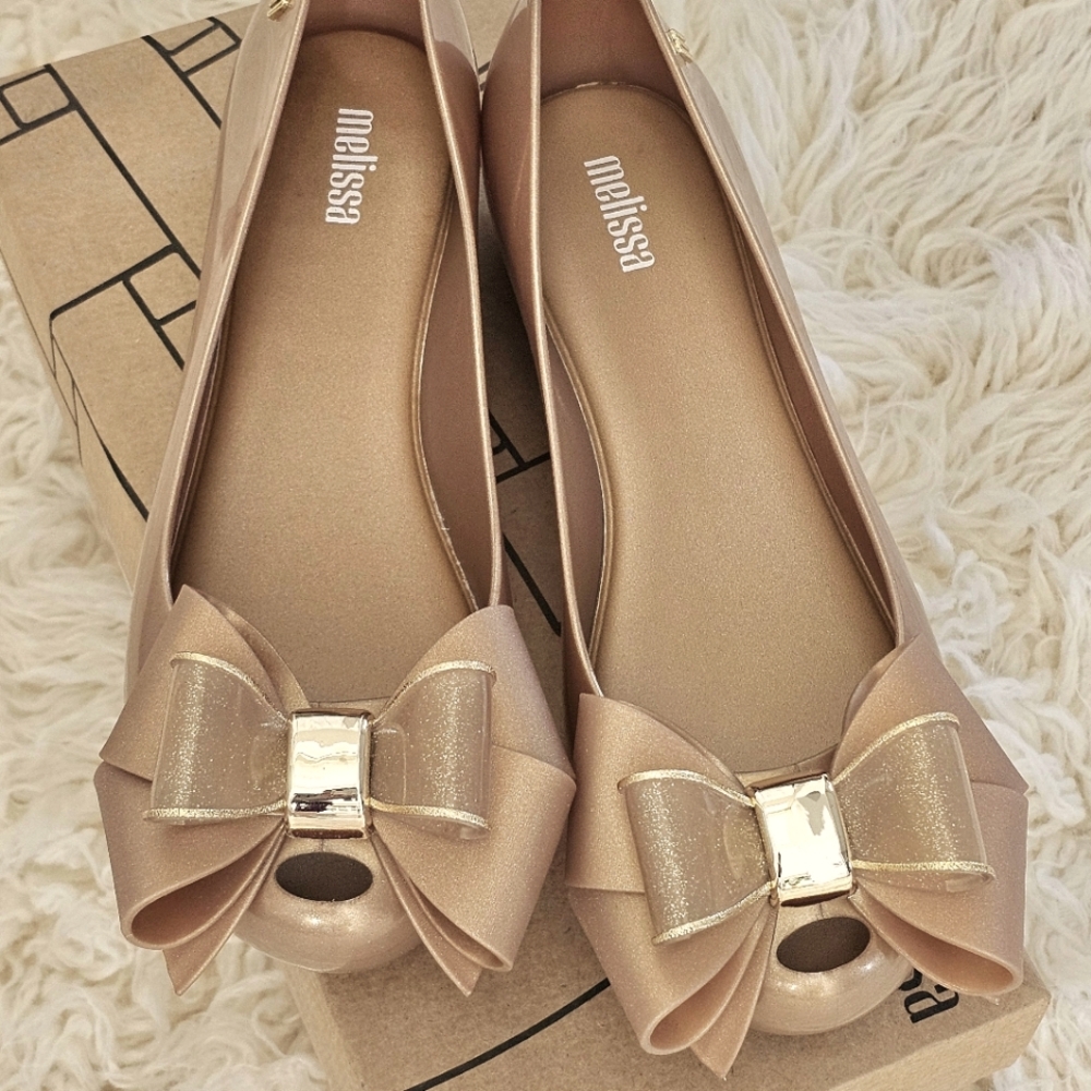 Melissa Womens Flats  Ballerina Jelly Ballet shoe size 7